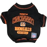 Pets First NFL Cincinnati Bengals T-Shirt, X-Small