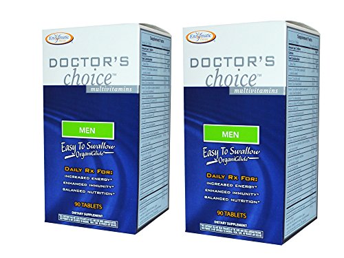 Pack of 2 Enzymatic Therapy Doctors Choice Men Multivitamins, 90 tablets per pack Pack of 2 Enzymatic Therapy Doctors Choice Men Multivitamins, 90 tablets per pack