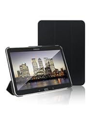 Personal Computer: Tab 4 10.1 Case, JETech Gold Slim-Fit Smart Case Cover for Samsung Galaxy Tab 4 10.1 (10 Inch) Tablet PC with Auto Sleep/Wake Feature (Black) - 0590 - JETech