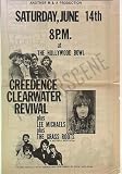  : Creedence Clearwater Revival Concert Poster Ad 1969