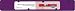 Three By Three Seattle Mini Strip Magnet Board - Plum