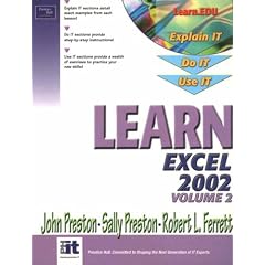 Learn Microsoft Excel 2002: v. 2