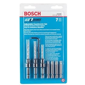 Bosch CC2460 Clic-Change 7 Piece Phillips Bit and Countersinking Set by Bosch