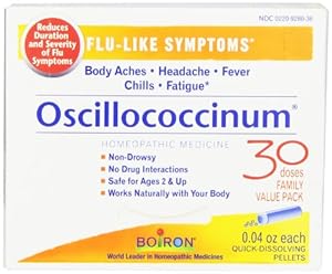 Boiron Oscillococcinum for Flu-like Symptoms Pellets, 30 Count