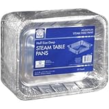 (In Stock) Good deals on Bakers & Chefs Aluminum Steam Table Pans - 30ct