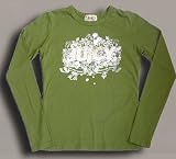 Juicy Couture - New Juicy Couture Splattered Logo Long Sleeve Tee SEAN GREEN