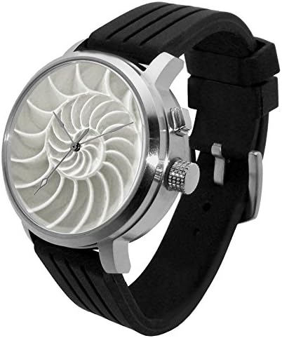 Nautilus Mathematical PHI Art Watch: LED 3D Lithophane design
