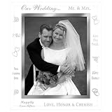 Malden 8 x 10 Wedding Glass Frame 8 X 10