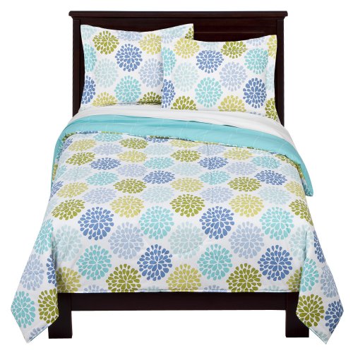 Room Essentials® Aqua/Green Floral Comforter