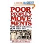 Poor People's Movements: Why They Succeed, How They Fail