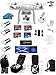 DJI Phantom 3 Advanced Quadcopter Drone with 2.7K HD Video Kit + 4 Total Batteries + Snap on Guards + 3 64GB SD Cards + Reader + Carry System + Koozam Backpack