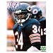 Walter Payton Autographed/Hand Signed Chicago Bears ''Rain on Helmet'' 8x10 Photo w/ ''Sweetness'' ,