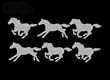 Horses Upstream Images Silver Vinyl Wildlife Car Truck Window Decal Sticker Horses Upstream Images Silver Vinyl Wildlife Car Truck Window Decal Sticker
