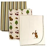 Eddie Bauer Enchanted Hollow 3 Pack Flannel Blanket - Brown