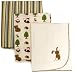 Eddie Bauer Enchanted Hollow 3 Pack Flannel Blanket - Brown