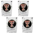 Texas Tech Red Raiders NCAA 4pc Shot Glass Set by Great American Products