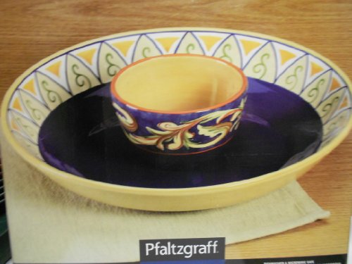 Pfaltzgraff Villa Della Luna Chip & Dip Set