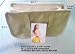 NEW ZIPPERED NEUTRAL BEIGE MEDIUM Hand BAG Organizer/purse/tote Insert Addon Organizer -A Must for A