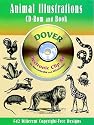 Animal Illustrations CD-ROM and Book (Dover Electronic Clip Art)