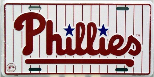 LP - 593 Philadelphia Phillies MLB Baseball License Plate - 658