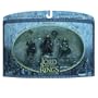 2004 - New Line / Play Along - Lord of the Rings : Armies of Middle Earth - Fighting Fellowship w/ Gimli / Boromir / Legolas - Soldiers & Scenes - Battle Scale Figures - Out of Production - Limited Edition - Collectible