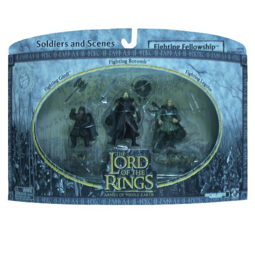 LORD OF THE RINGS BATLE SCALE FIGURES FIGHTING FELLOWSHIP