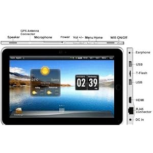  10-inch SuperPad 7 / Flytouch VII 1GB RAM_Android 4.0 Tablet_GPS_16GB HDD