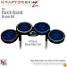 Abstract 01 Blue Skin by WraptorSkinz fits Rock Band Drum Set for Nintendo Wii, XBOX 360, PS2 & PS3 (DRUMS NOT INCLUDED)