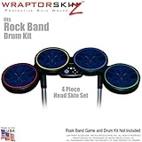 Abstract 01 Blue Skin by WraptorSkinz fits Rock Band Drum Set for Nintendo Wii, XBOX 360, PS2 & PS3