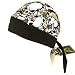 New Skull Party Sewn - Delux Molded Bandana Bandanna, Biker Skull Hat Cap, Head Scarf