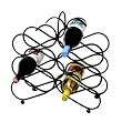 Spectrum Diversified 48710CAT Scroll Bottle Wine Rack, Black
