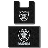 Oakland Raiders Two Piece Bath Rug Set
