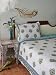 Dance O Peacock ~ Ivory Peacock Feather Print Twin Duvet Cover