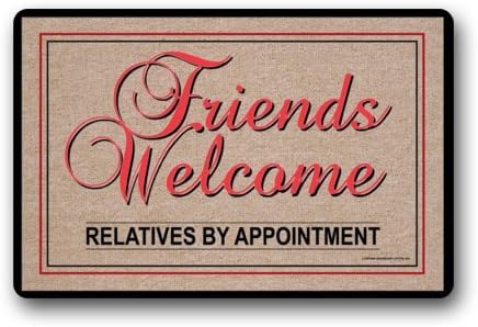 Friends Welcome Clean Machine High Quality Doormat