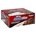 Met-Rx Protein Plus Protein Bar, Chocolate Fudge Deluxe, 3-Ounce Bars (Pack of 12)