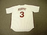 DALE MURPHY Philadelphia Phillies 1991 Majestic Cooperstown Throwback Home Baseball Jersey, MEDIUM
