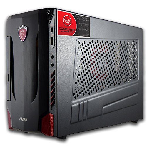 CUK MSI Nightblade MI2 VR Ready PC for Gamers (Intel i7-6700K Quad Core, 32GB RAM, 500GB SSD + 4TB SSHD, AMD Polaris RX 480 8GB, Windows 10) Custom Built Fast Small CAD Workstation Desktop Computer