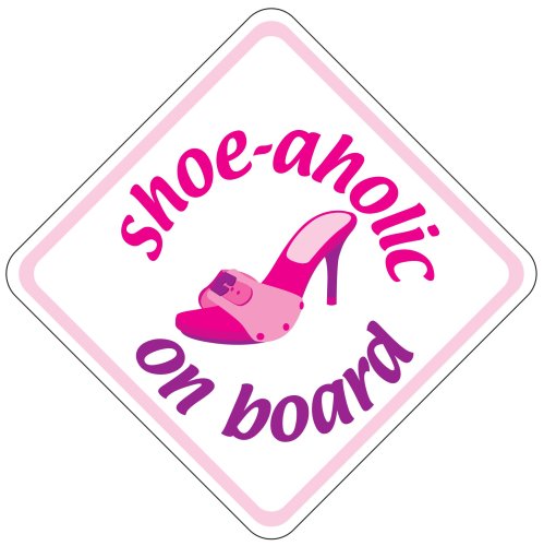 Childrens Toyshop   : Shoeaholic Car Sticker