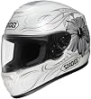 Shoei Qwest Graphic Motorcycle Helmet - Goddess TC-6 Silver Large