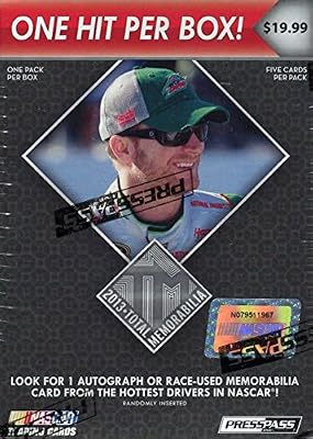 2013 Press Pass Total Memorabilia Racing Blaster Box 10-Box Lot