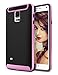 Galaxy S5 Case, Coolden® Ultra Exact Fit Defender Shield Soft Interior Galaxy S5 Hard Case Non-slip Grip Cover Slim Rugged Flexible Armor for Galaxy S5 - Pink