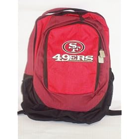 San Francisco 49ers BackPack Red/Black