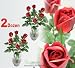 24 Pieces 26" Rose Bud Artificial Silk Flower Sprays