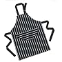Rushbrookes Children's Aprons Navy Butchers Stripe