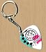 Blink 182 (White) Premium Guitar Pick Keyring