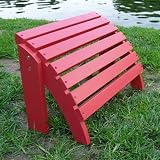 Patio ottoman red cedar wood lead free glossy rust moisture resistant - B001J5MJW2