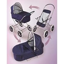 Pram 3-in-1 Carrier and Stroller Set