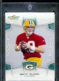 2008 Score Football Card # 422 Matt Flynn (RC - Rookie Card) QB - Green Bay Packers / Shipped in Protective Screw Down Display Case