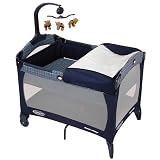 Graco Pack N Play w/ Bassinet & Toy Bar (wheels for mobility)