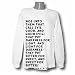 Woe unto them that call evil good, and good evil; that put darkness for light, a Long Sleeve T-shirt Large White